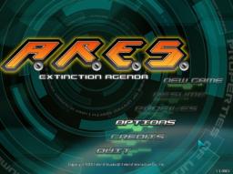 A.R.E.S. Extinction Agenda Title Screen